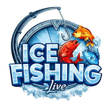 Ice Fishing BGaming wędkowanie pod lodem zimowe symbole nagrody